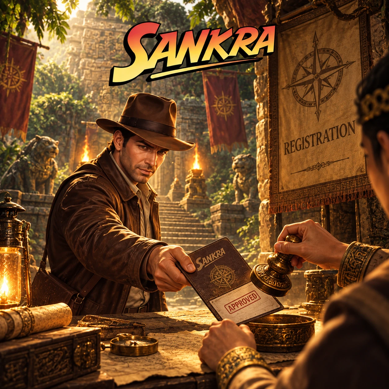 Rejestracja konta Sankra Casino